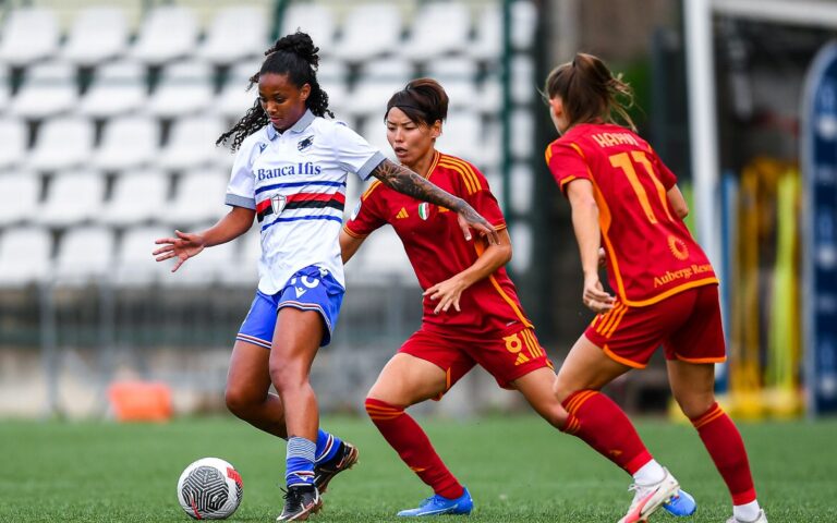 Un’ora di gioco alla pari, poi la Samp Women cede alla Roma