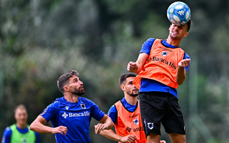 Afternoon training at “Mugnaini”, Barreca back with the team