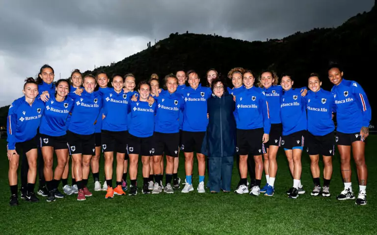 Contro la violenza sulle donne: la Samp con il Centro Mascherona