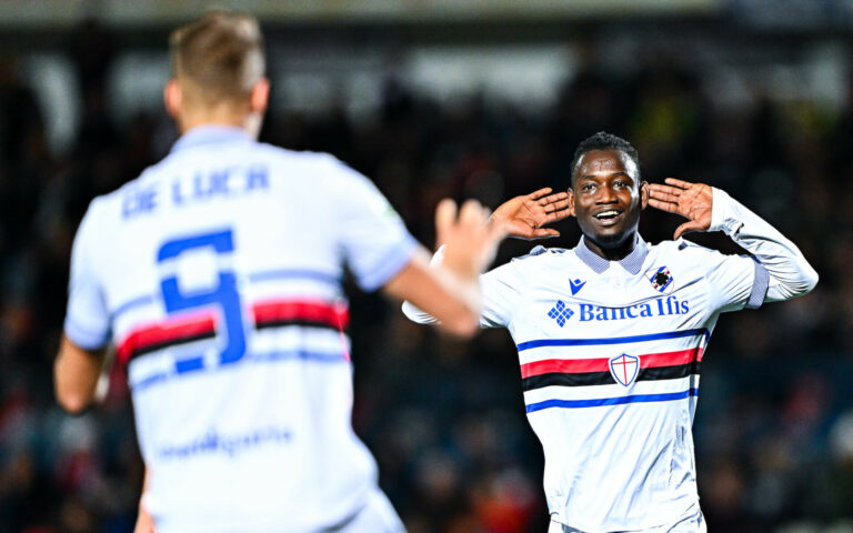 Darboe and De Luca scores, Samp wins in Cosenza