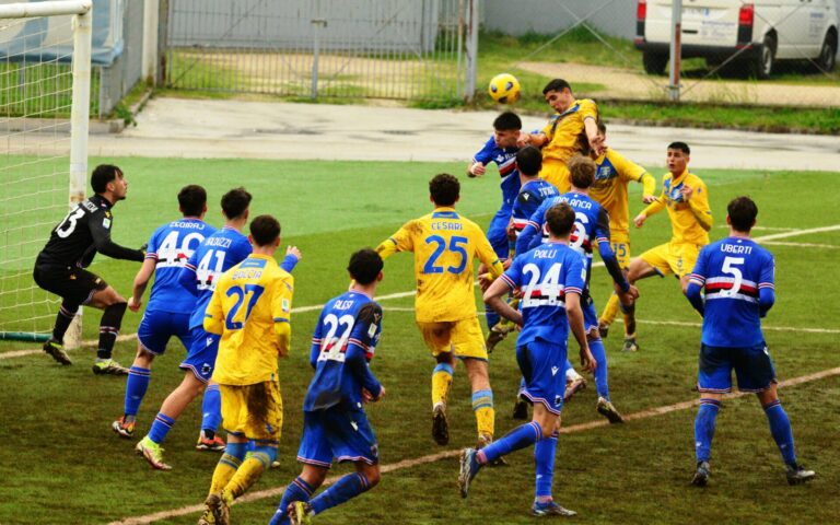 Scivolone esterno della Samp Primavera, il Frosinone cala il poker