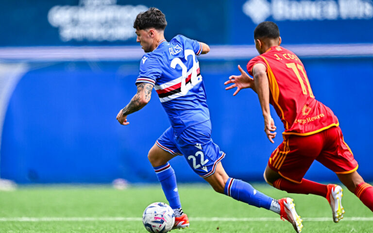 Samp Primavera beffata nel finale, la Roma passa a Bogliasco