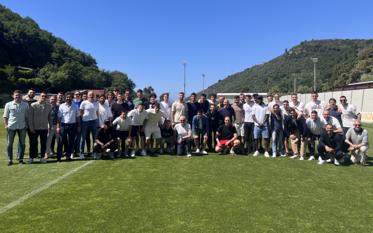 Time for farewells in Bogliasco: break time for Samp