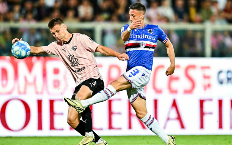 Samp battuta dal Palermo, il sogno svanisce al “Barbera”