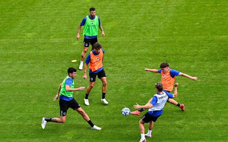 La Samp saggia l'”Ad Hoc Arena”, mercoledì pomeridiano