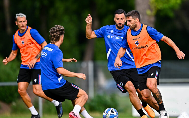 La Samp di Pirlo va di partitelle, giovedì doppia seduta