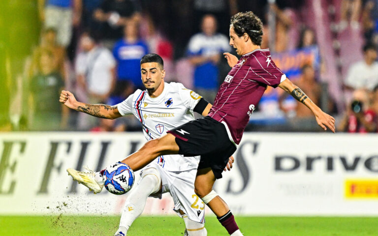 Tutino e Coda illudono la Samp, la Salernitana vince in rimonta
