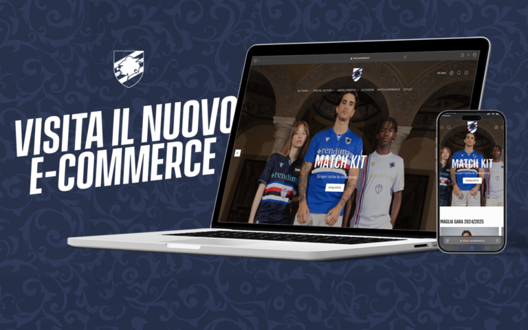 Anno nuovo, e-commerce nuovo: è online shop.sampdoria.it
