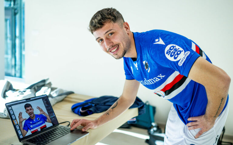 Shooting nuovi acquisti blucerchiati 2025: il backstage