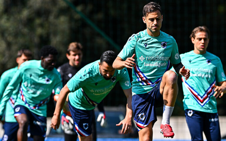 Blucerchiati subito in campo, domenica seduta pomeridiana