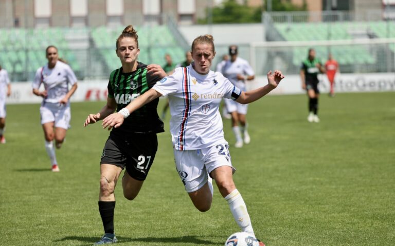La Samp Women lotta in dieci, ma al “Ricci” vince il Sassuolo