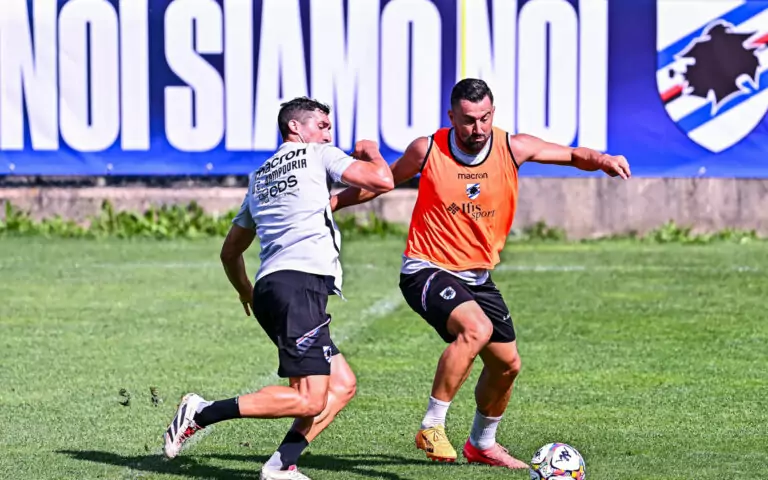 Ponte di Legno: primo giorno di lavoro in altura per la Samp