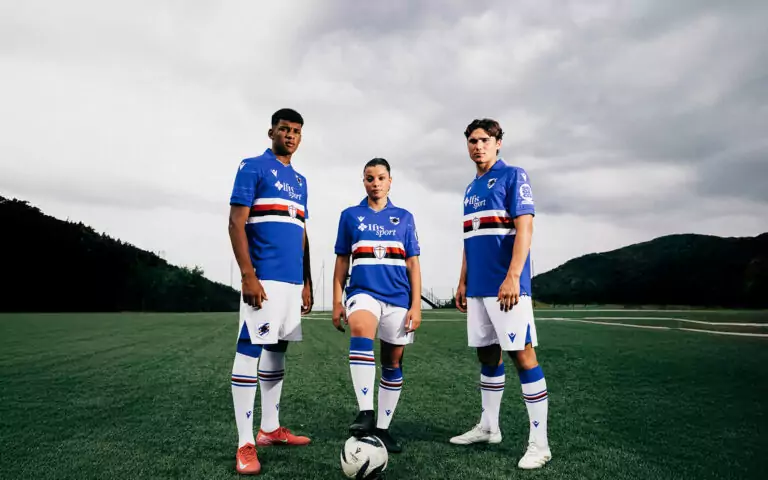 U.C. Sampdoria e Macron presentano l’home kit 2025/26