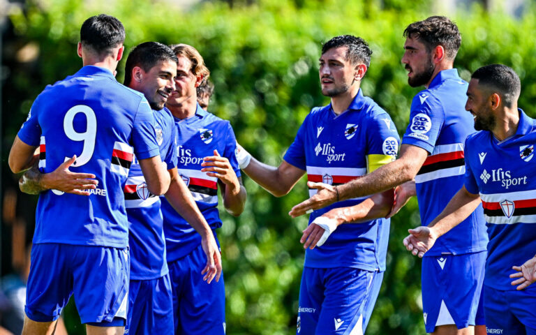 Çuni a segno, la Samp supera il Pontedera a Bogliasco