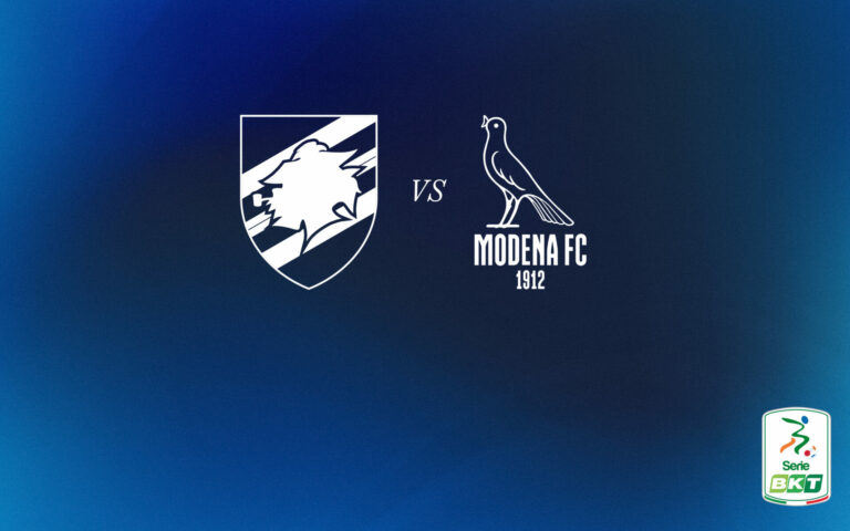 Sampdoria-Modena: info accrediti media e fotografi