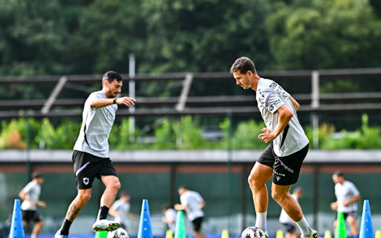 Meno due a Samp-Frosinone, venerdì rifinitura e conferenza