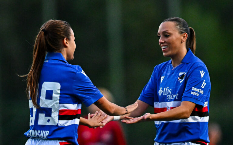 Tre su tre per la Sampdoria Women, 4-1 contro il Molassana