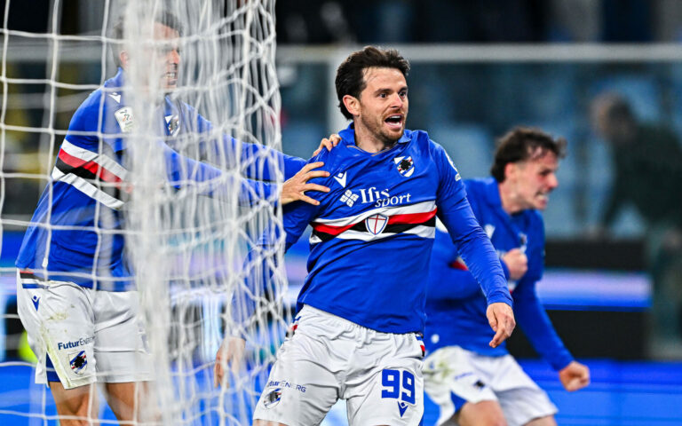 Brunori e Palma stendono l’Avellino, la Samp torna a sorridere