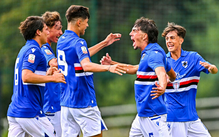 Poker blucerchiato sulla Pro Vercelli, esulta la Primavera