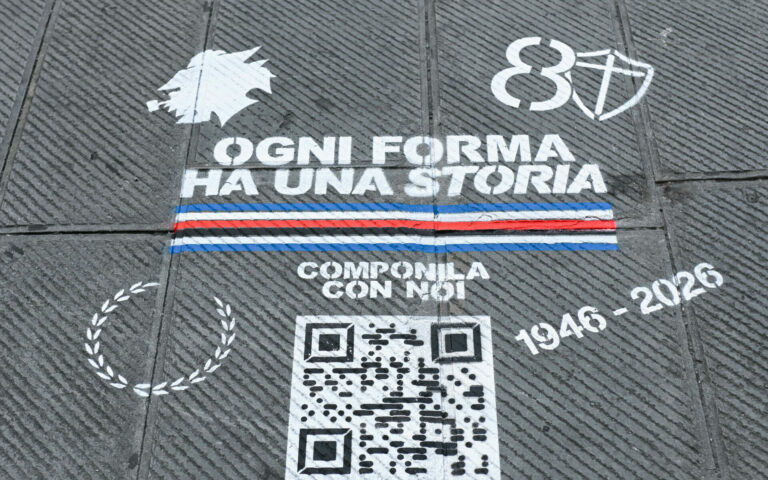 GreenGraffiti: gli 80 anni della Sampdoria nelle strade di Genova