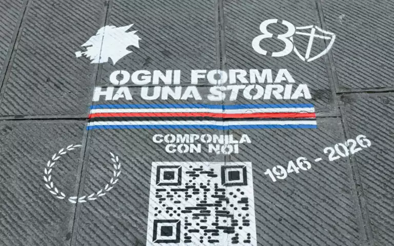 GreenGraffiti: gli 80 anni della Sampdoria nelle strade di Genova