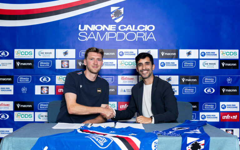 Lauritsen è blucerchiato: contratto fino al 30 giugno 2029