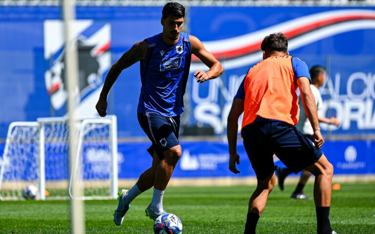 Forza, tecnica e tattica per la Samp, venerdì doppio a Temù
