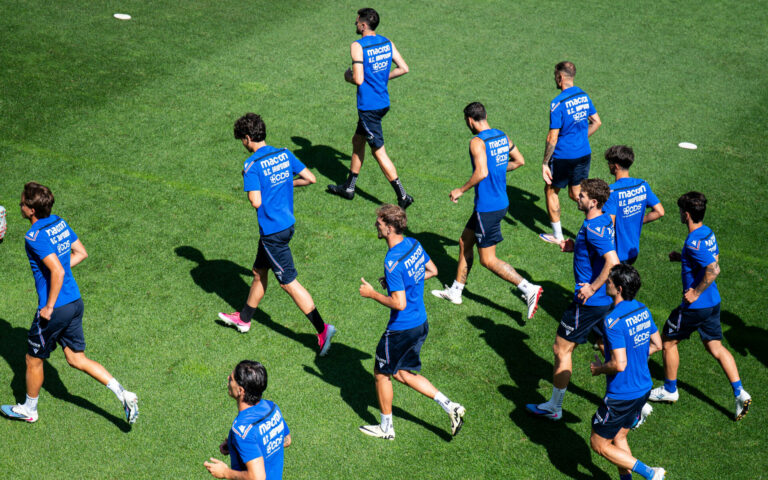 Scarico mattutino a Temù per la Samp, pomeriggio di riposo