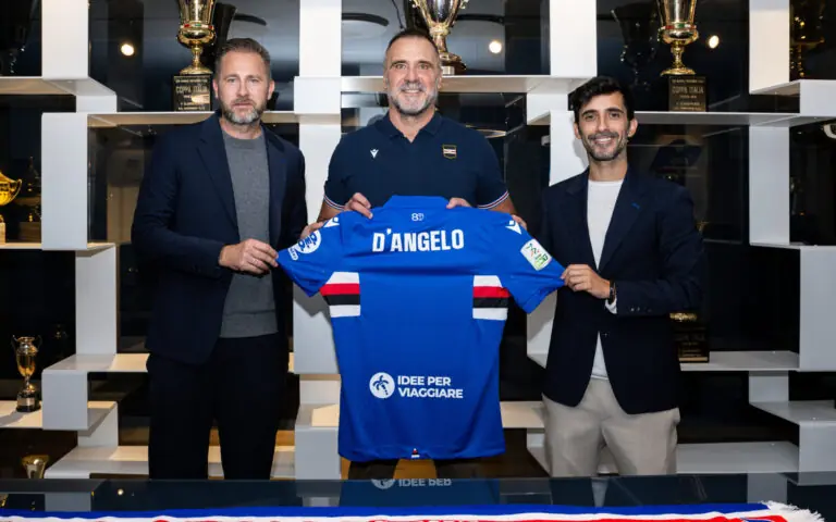 D’Angelo è il nuovo allenatore della Sampdoria